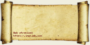 Jesenka Radivanović vizit kartica